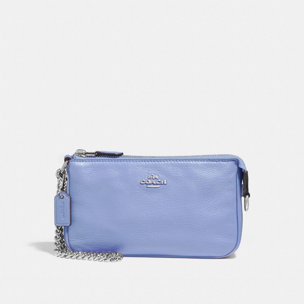 COACH F53340 Large Wristlet 19 SILVER/POOL