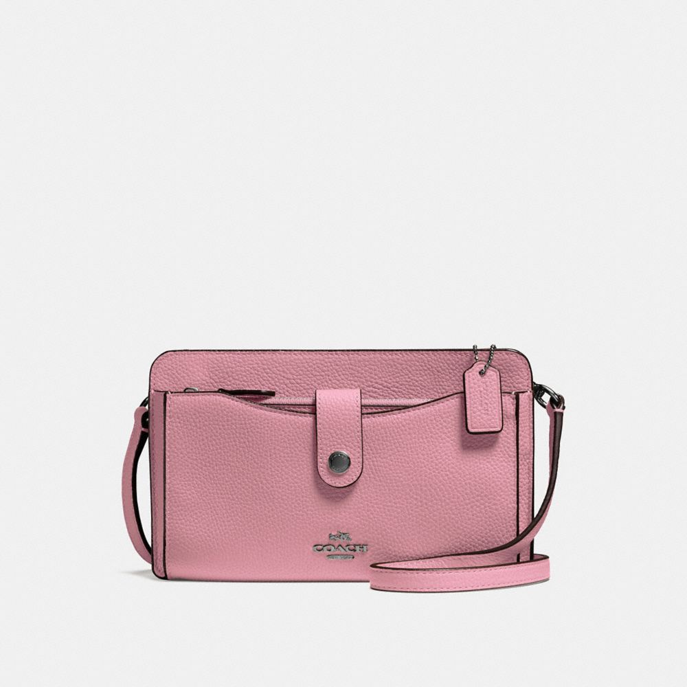 COACH F53529 NOA POP-UP MESSENGER DUSTY ROSE/DARK GUNMETAL