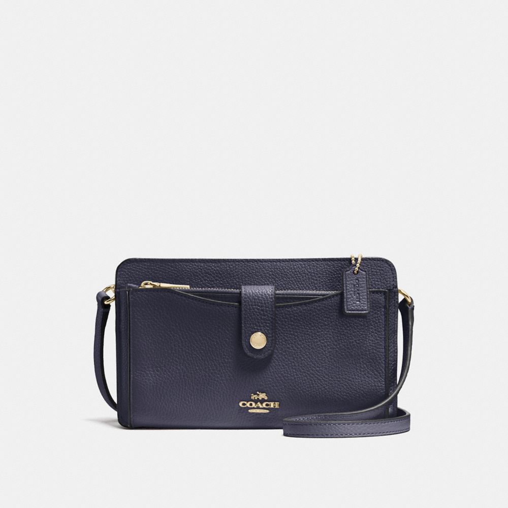 NOA POP-UP MESSENGER - NAVY/LIGHT GOLD - COACH F53529