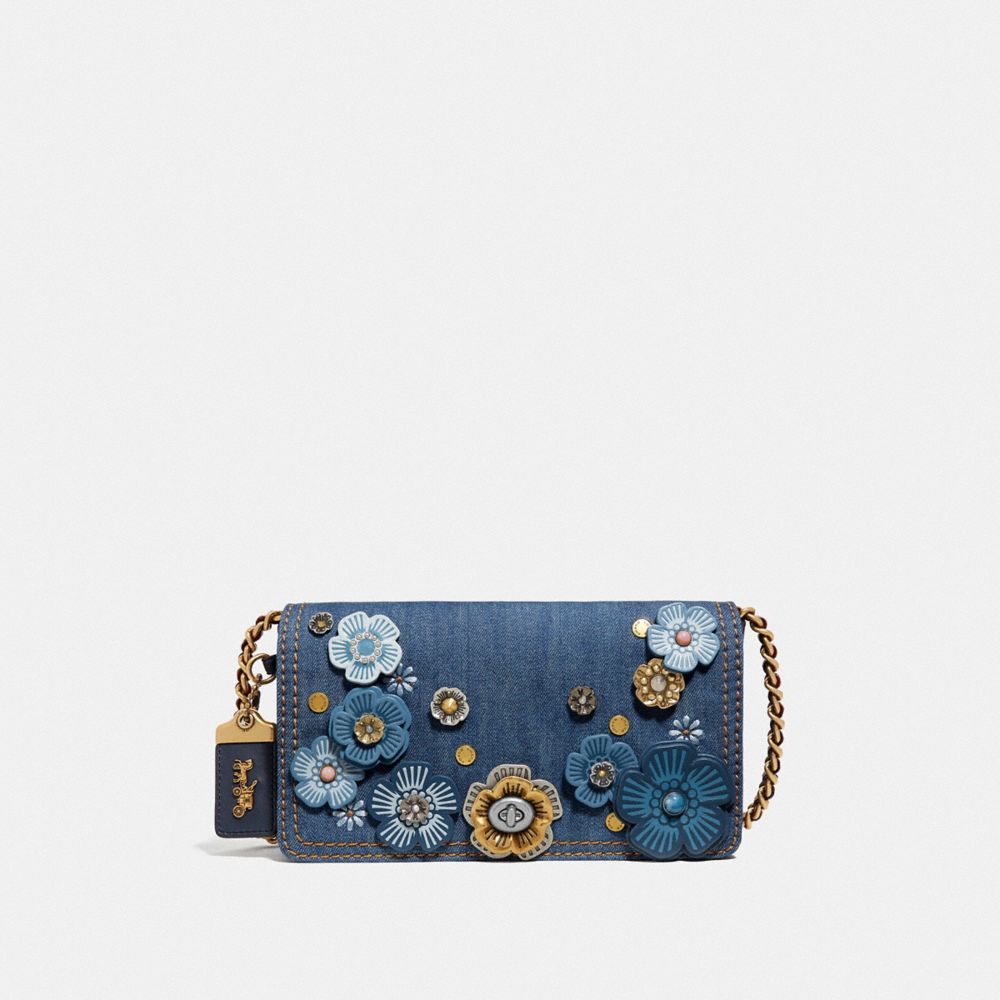 DINKY WITH TEA ROSE - B4/MEDIUM DENIM - COACH F53705