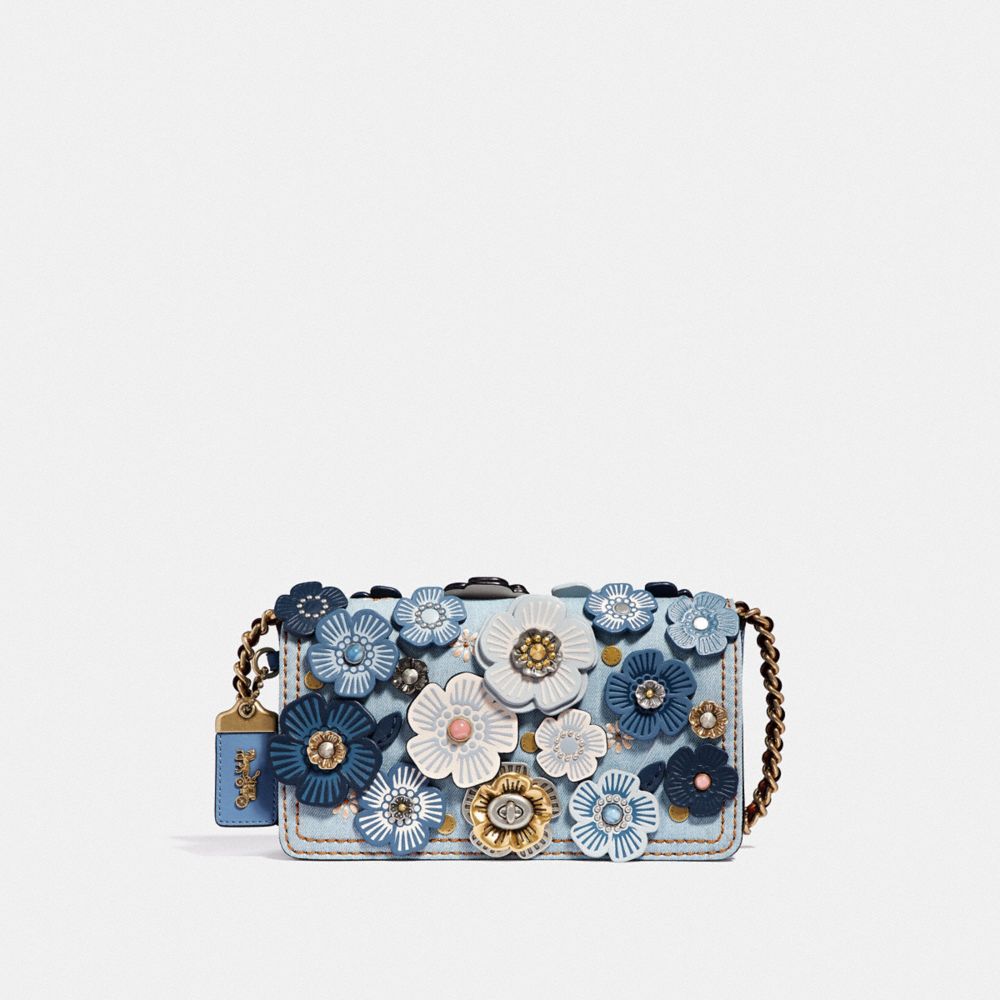 COACH F53706 - DINKY WITH TEA ROSE B4/LIGHT DENIM