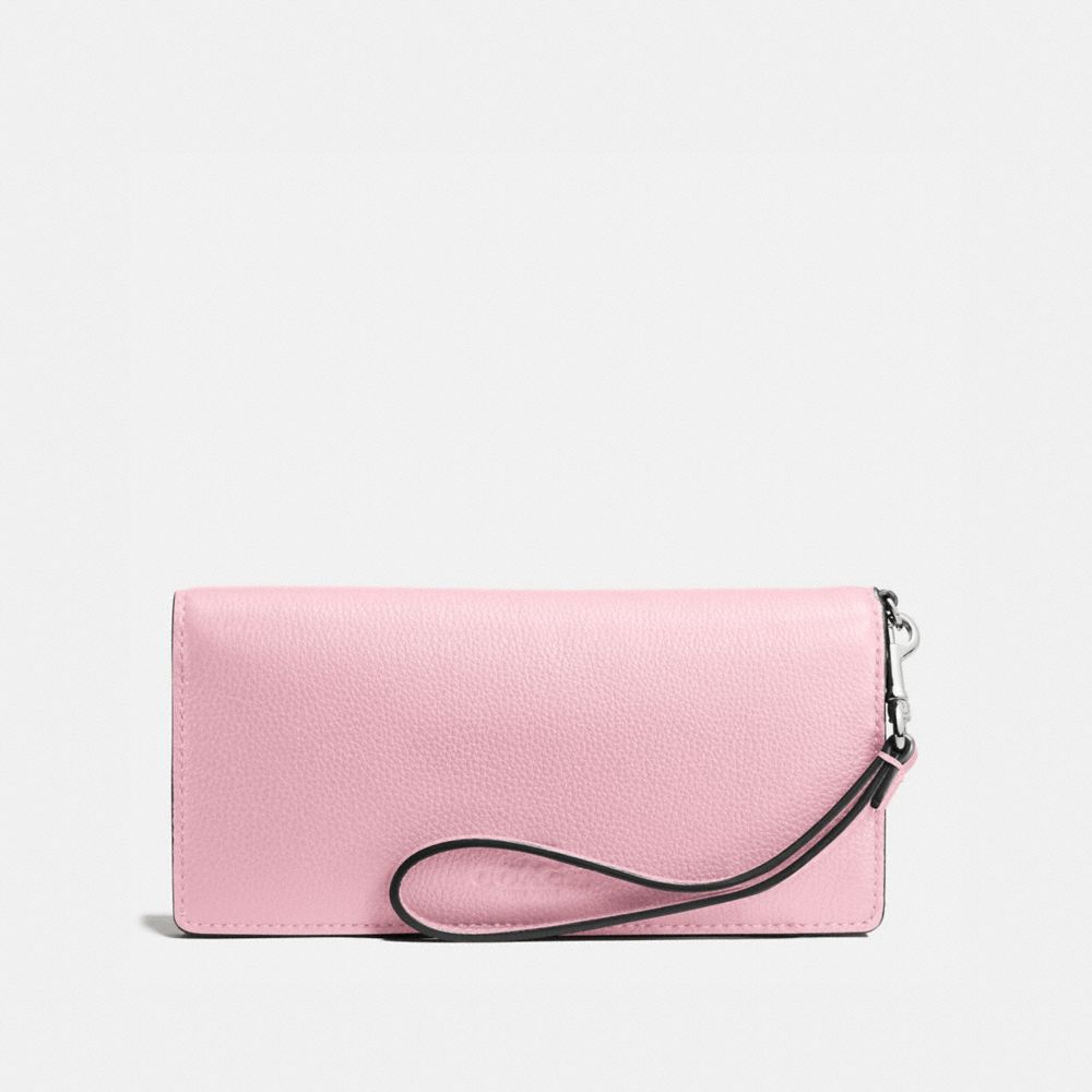 SLIM WALLET - f53767 - SILVER/PETAL