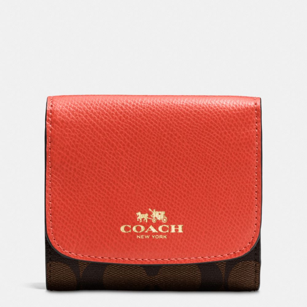 Hot Pink And Brown Coach Wallet | semashow.com