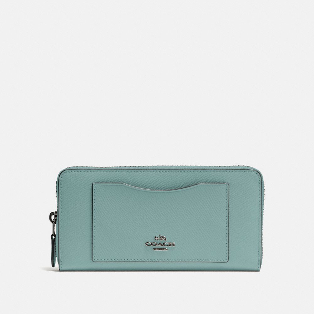 COACH F54007 - ACCORDION ZIP WALLET QB/SAGE