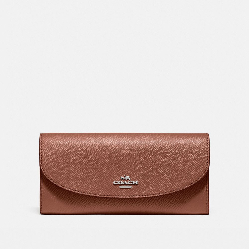 COACH F54009 - SLIM ENVELOPE WALLET SADDLE 2/LIGHT GOLD