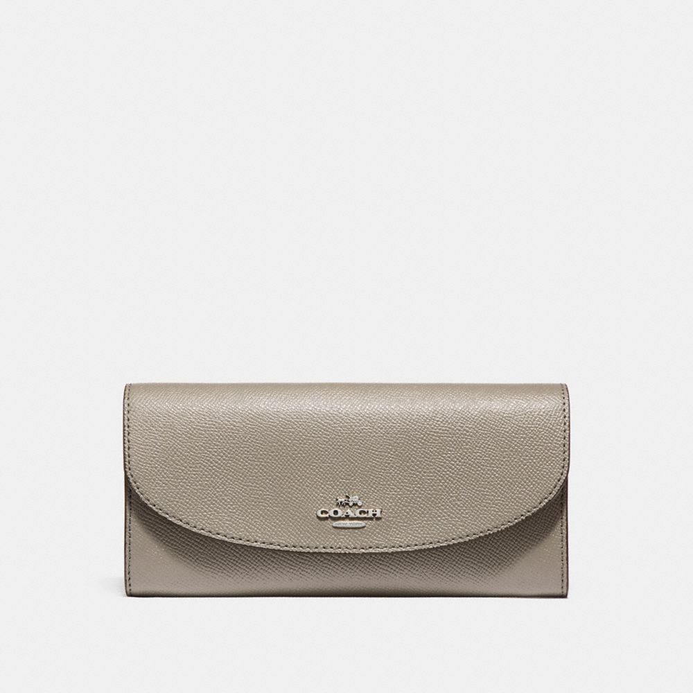 COACH F54009 Slim Envelope Wallet SILVER/FOG