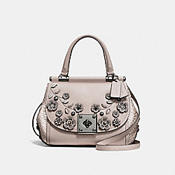 COACH F54079 Drifter Top Handle With Tea Rose DK/GREY BIRCH