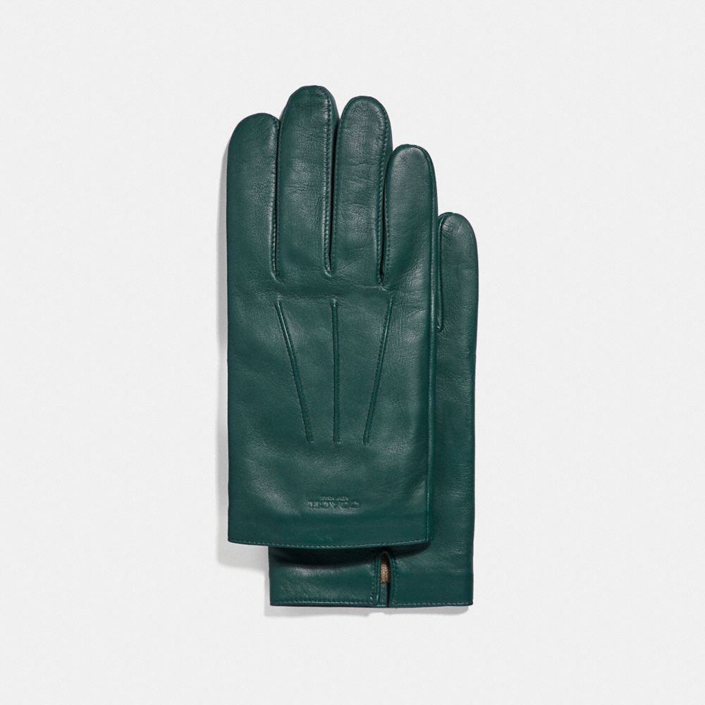 COACH F54182 - BASIC LEATHER GLOVE FOREST