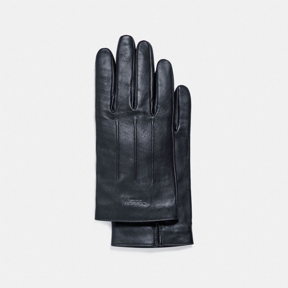 BASIC LEATHER GLOVE - MIDNIGHT - COACH F54182