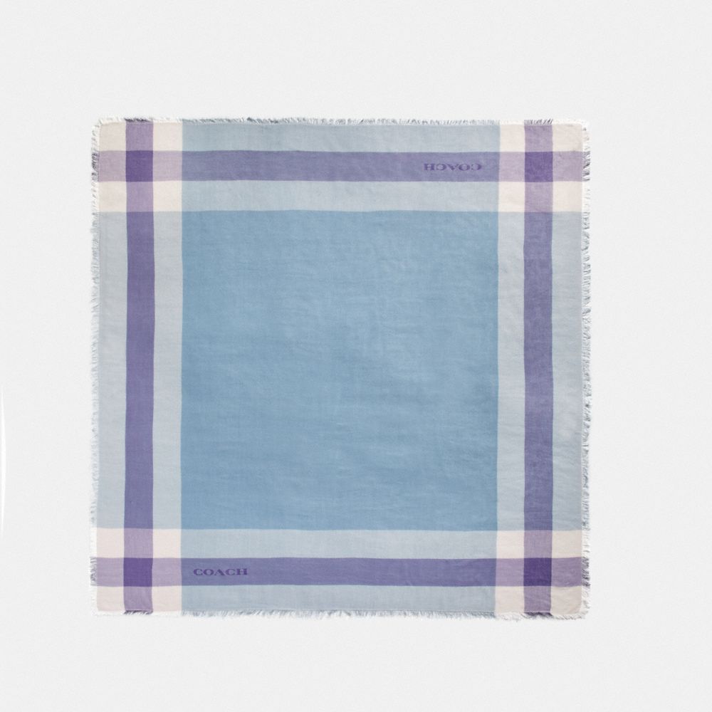 WINDOWPANE CHALLIS - F54253 - CORNFLOWER/LIGHT PURPLE