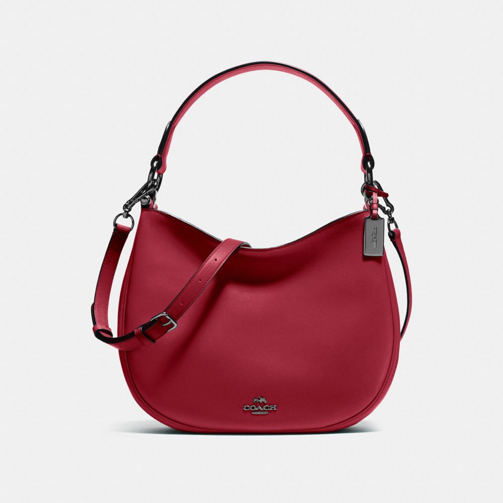 MAE CROSSBODY - f54446 - Cherry/Dark Gunmetal