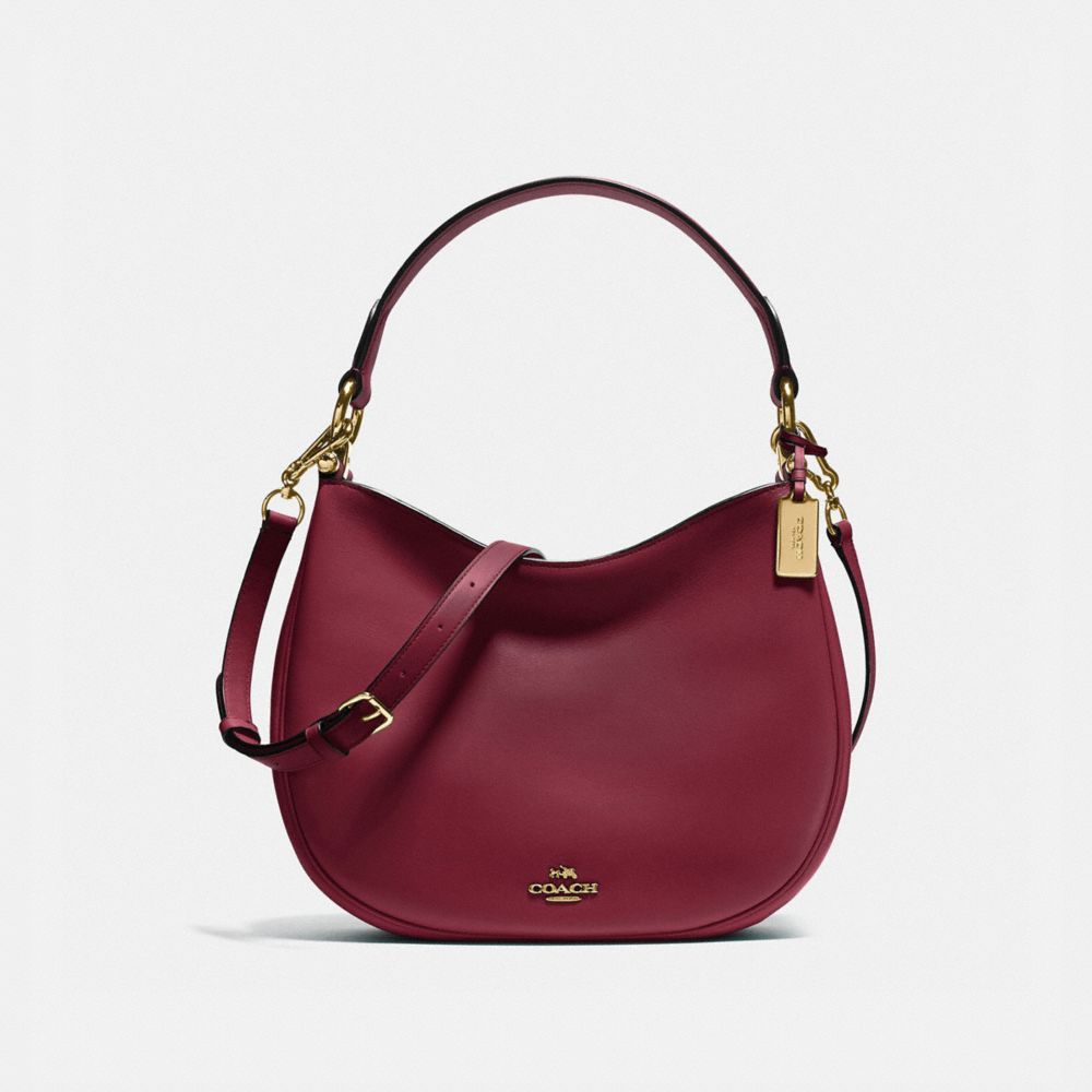 COACH MAE CROSSBODY - BURGUNDY/LIGHT GOLD - f54446