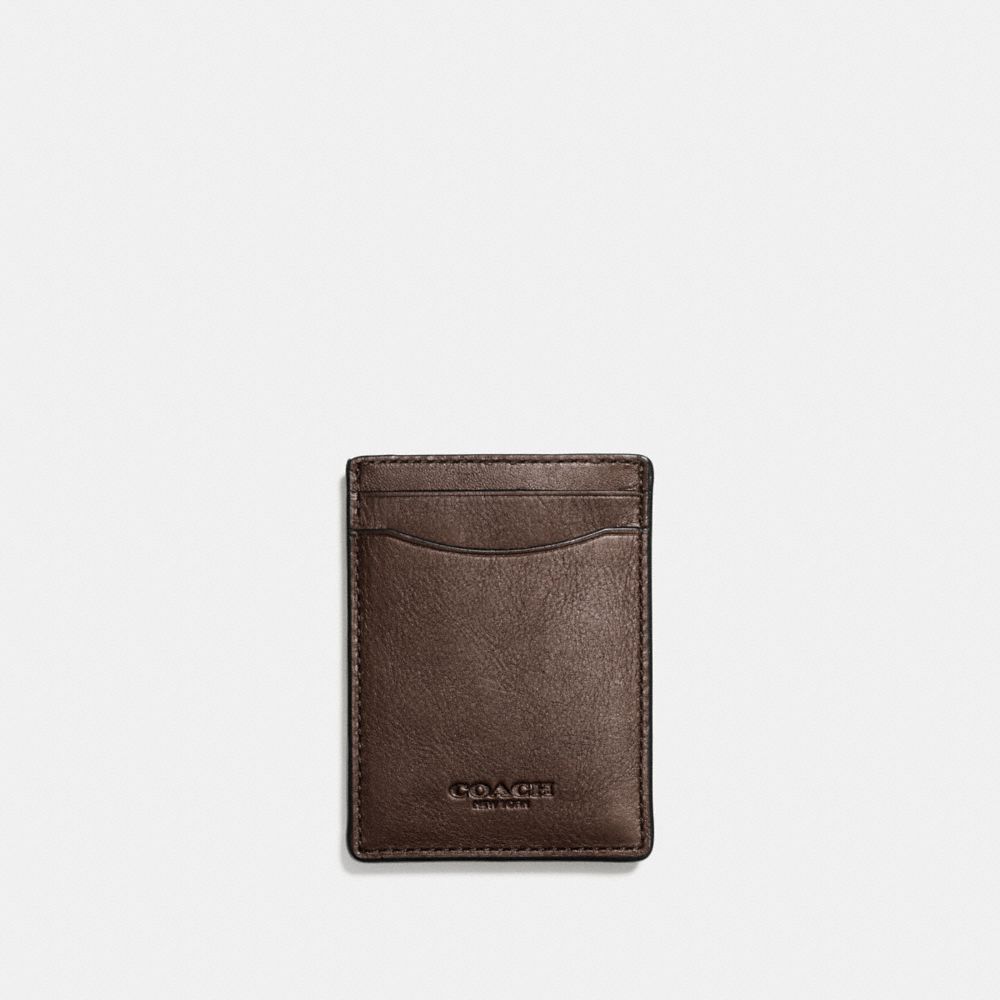 COACH F54466 3-IN-1 CARD CASE MAHOGANY