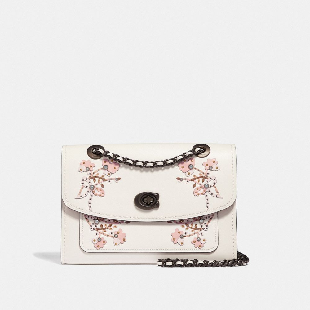COACH F54620 Parker With Floral Embroidery V5/CHALK