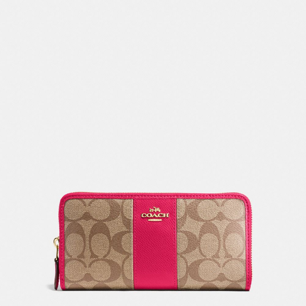 pink coach wallet