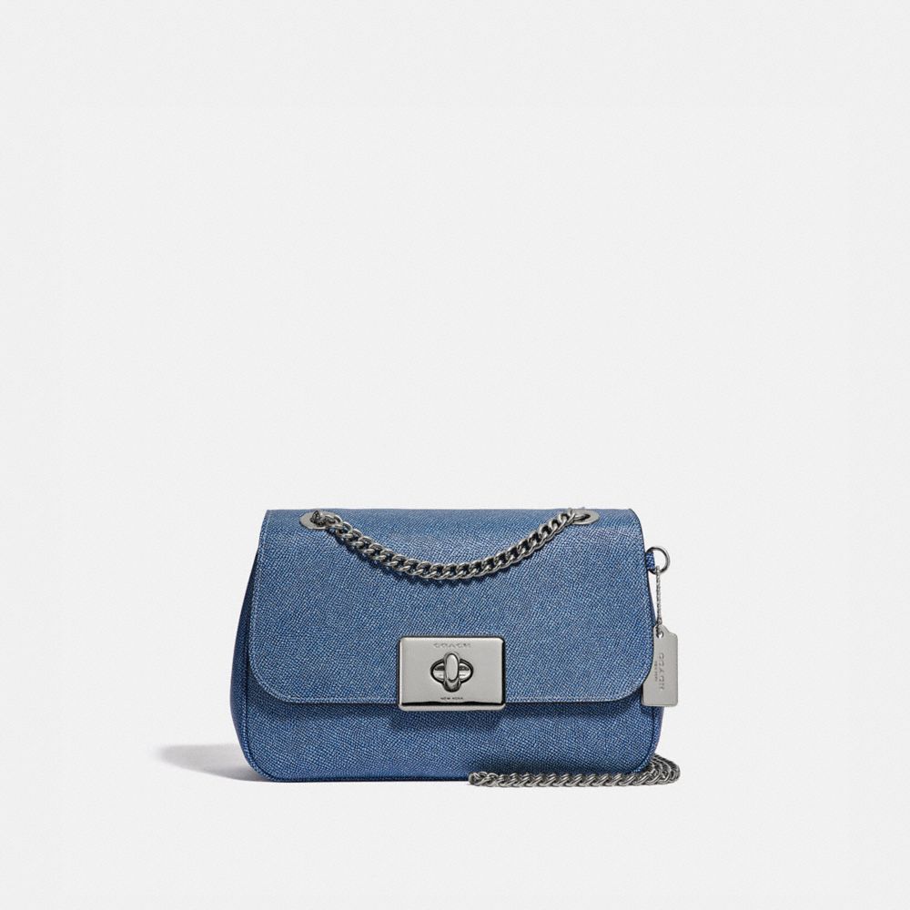 CASSIDY CROSSBODY - DENIM/SILVER - COACH F54671