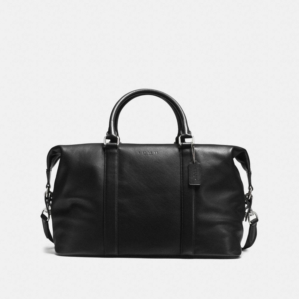 COACH f54765 VOYAGER BAG IN SPORT CALF LEATHER BLACK