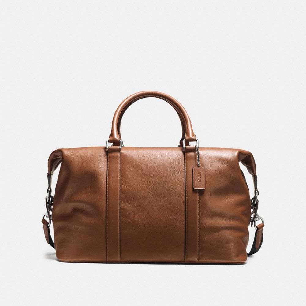 VOYAGER BAG IN SPORT CALF LEATHER - DARK SADDLE - COACH F54765