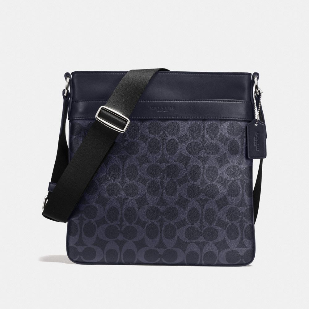 COACH F54781 CHARLES CROSSBODY IN SIGNATURE MIDNIGHT