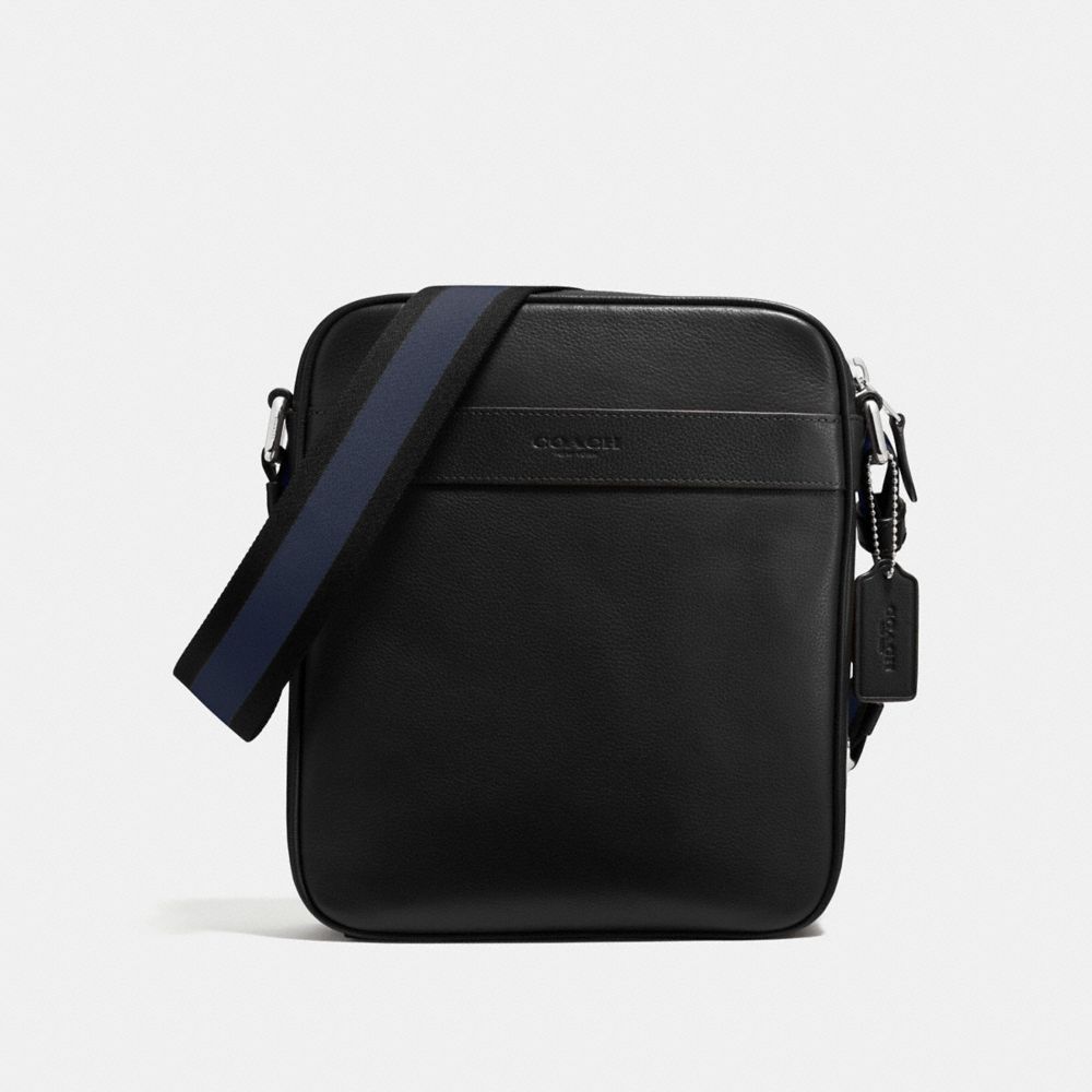 coach flight bag black