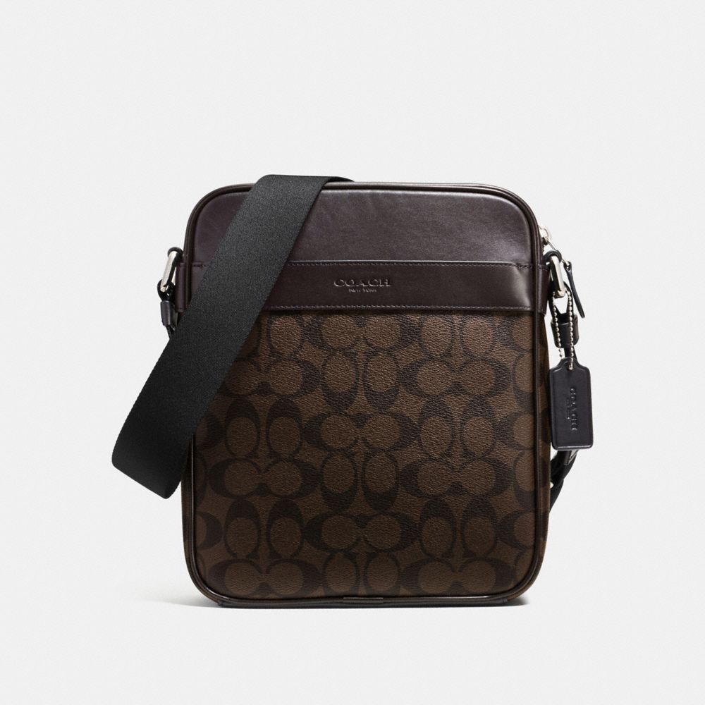 CHARLES FLIGHT BAG - MAHOGANY/BROWN - COACH F54788