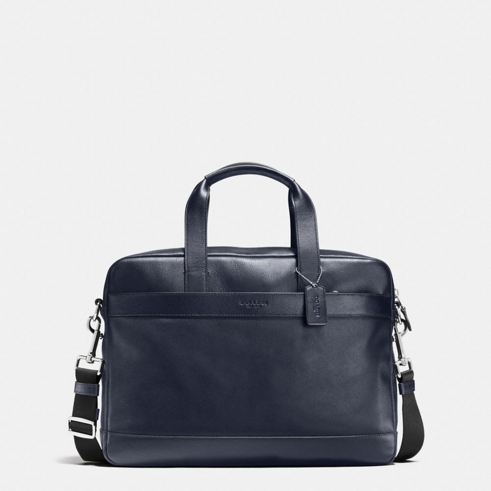 COACH f54801 HAMILTON BAG IN SMOOTH LEATHER MIDNIGHT