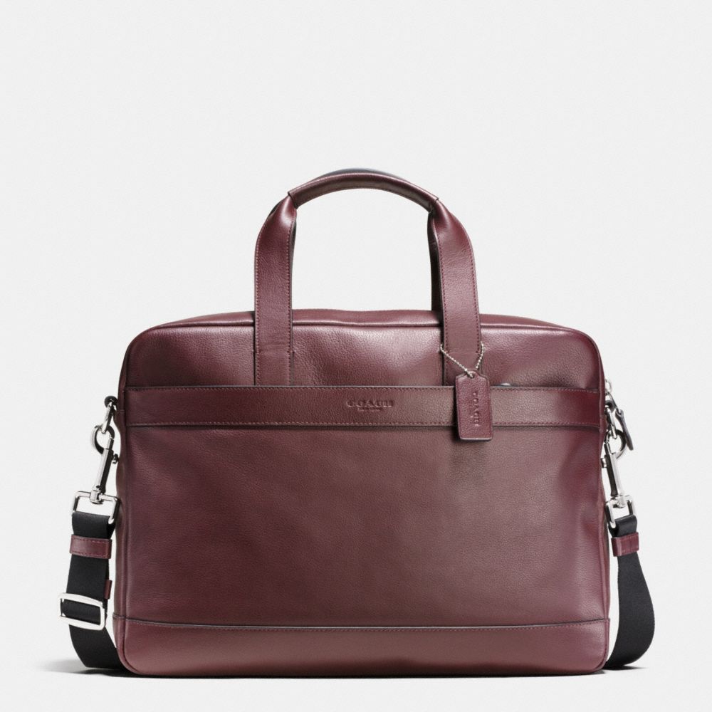 HAMILTON BAG IN SMOOTH LEATHER - f54801 - OXBLOOD