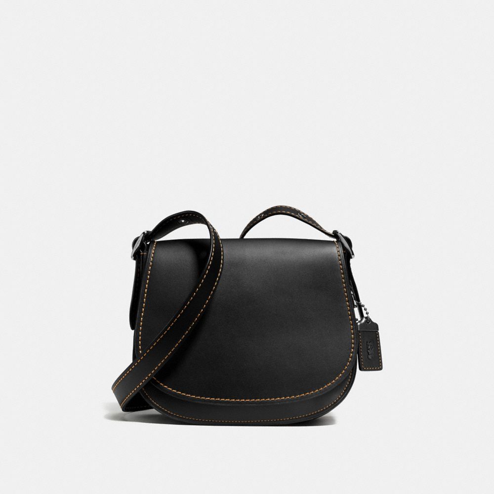 COACH SADDLE 23 - BLACK/BLACK COPPER - F55036