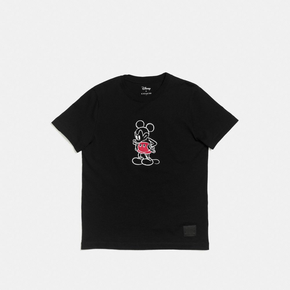 COACH F55146 Mickey T-shirt BLACK