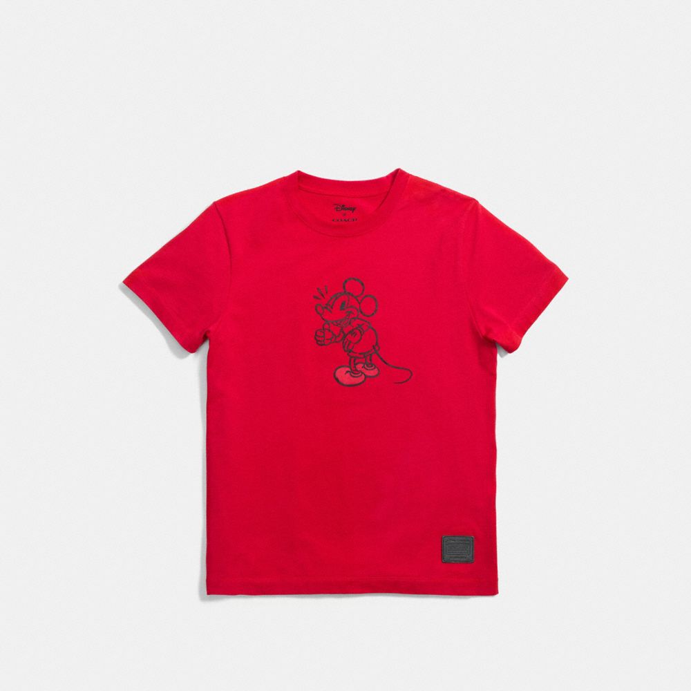 COACH F55146 MICKEY T-SHIRT RED