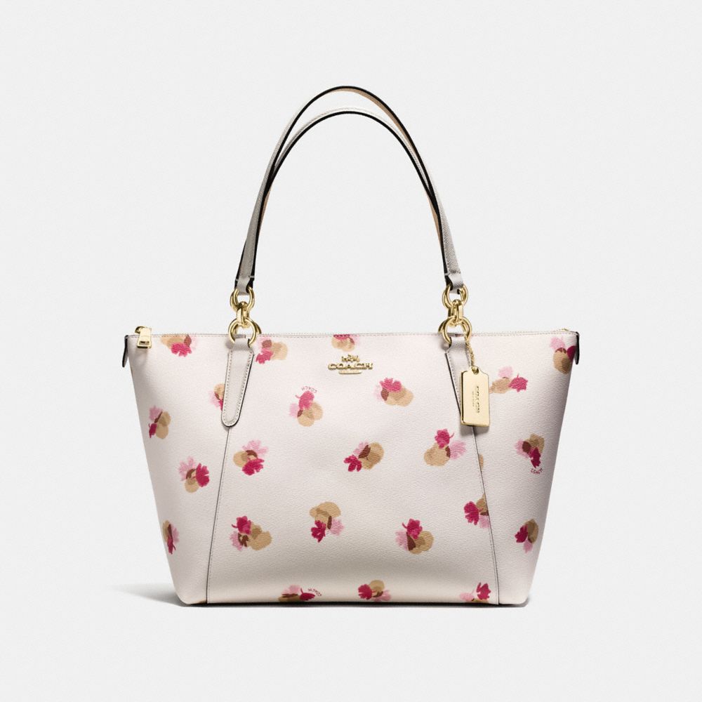 COACH F55192 - AVA TOTE IN FIELD FLORA PRINT COATED CANVAS IMITATION GOLD/CHALK MULTI