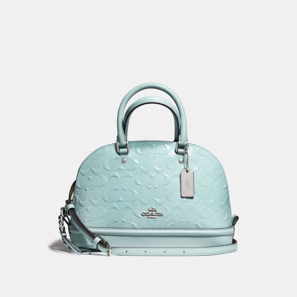 COACH SIERRA SATCHEL IN COLORBLOCK SIGNATURE F57494, SILVER/KHAKI/BLUE  MULTI, Accessorising - Brand Name / Designer Handbags For Carry & Wear  Share If You C…