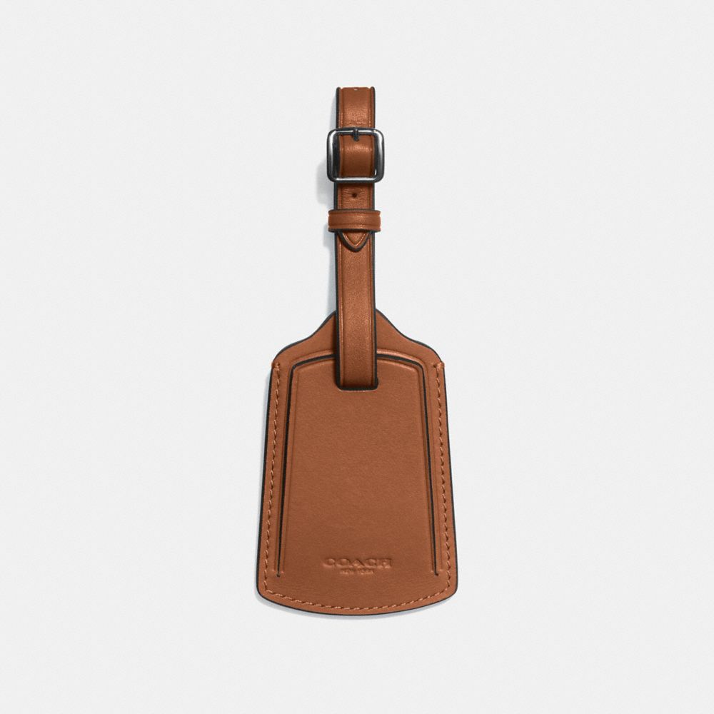 COACH F55467 LUGGAGE TAG SADDLE