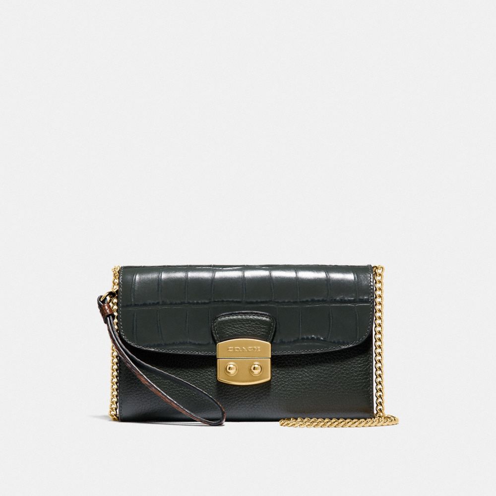 CHAIN CROSSBODY - F55617 - IVY/IMITATION GOLD