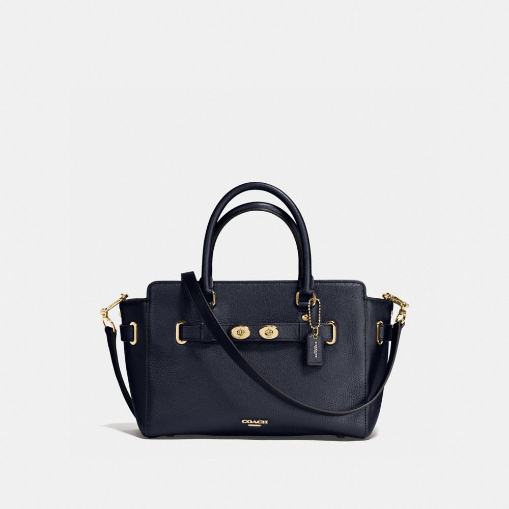 COACH BLAKE CARRYALL 25 - MIDNIGHT/LIGHT GOLD - F55665