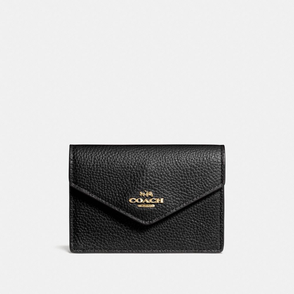 ENVELOPE CARD CASE - LI/BLACK - COACH F55749