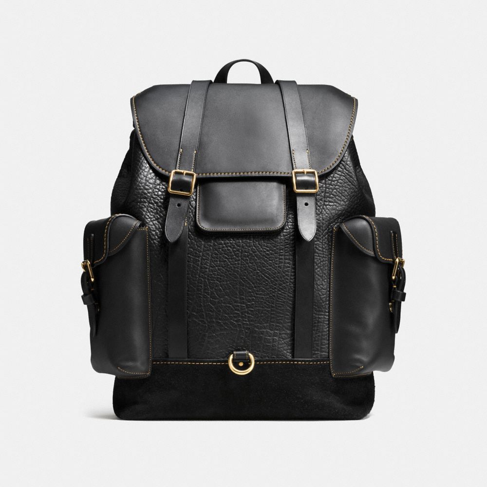 GOTHAM BACKPACK - BLACK/OLD BRASS - COACH F55750