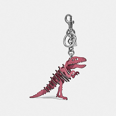 COACH SMALL REXY BAG CHARM - SV/ROUGE - F55868
