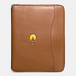 COACH F56058 Pac Man Tech Case In Leather SADDLE