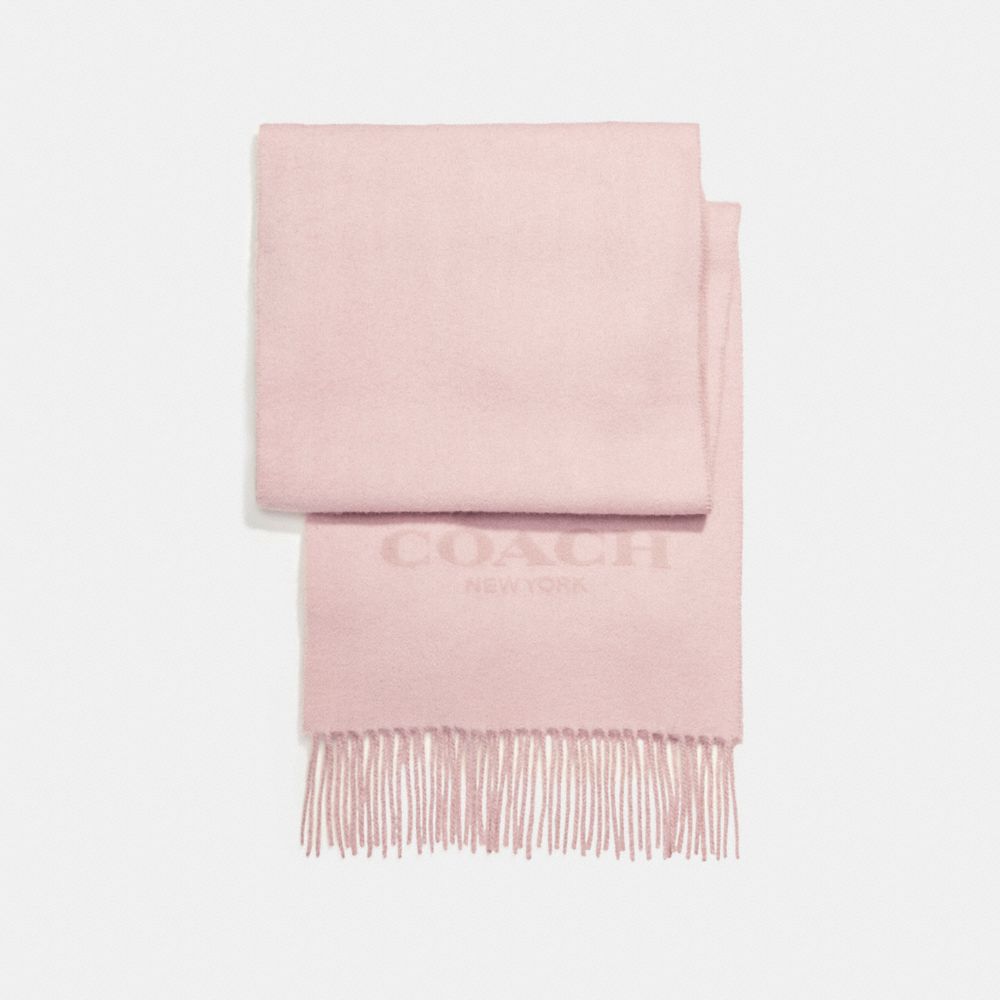 DOUBLE FACED MUFFLER - COACH f56209 - BLUSH