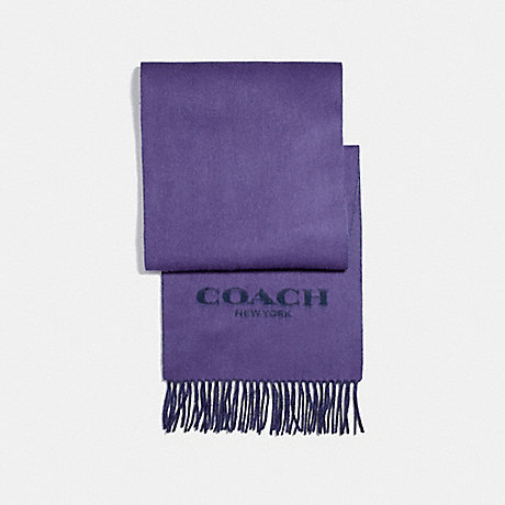 COACH DOUBLE FACED MUFFLER - VIOLET - F56209