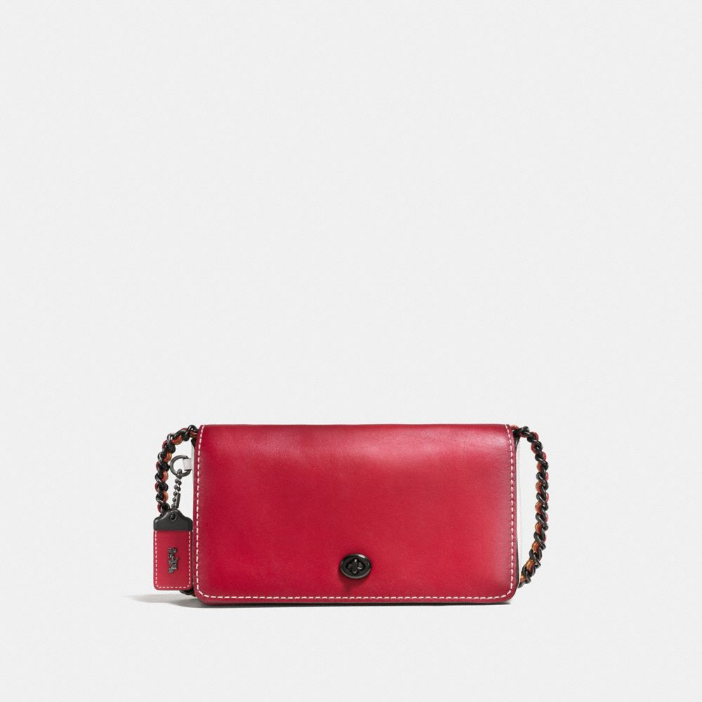 COACH F56263 Dinky In Colorblock 1941 RED/CHALK/BLACK COPPER