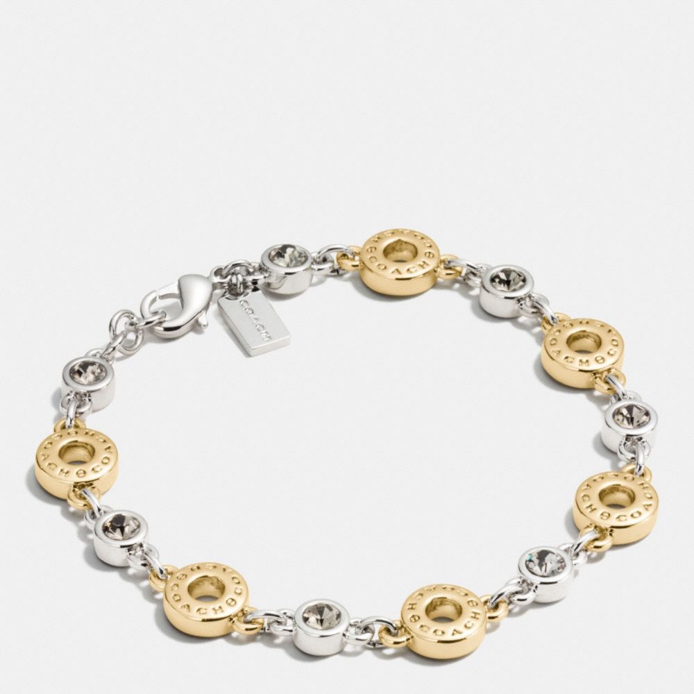 COACH OPEN CIRCLE BRACELET - GOLD/SILVER ROSEGOLD - f56419