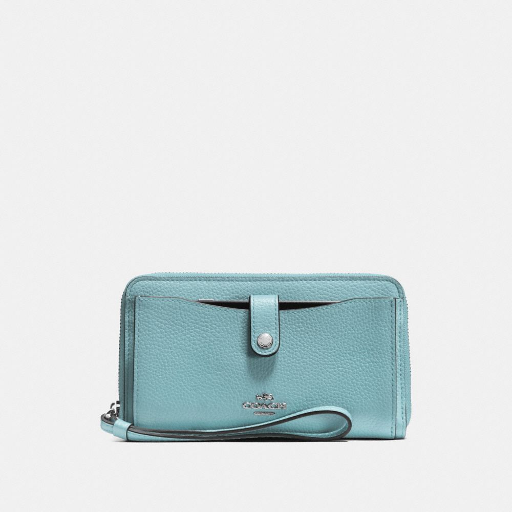 PHONE WALLET - CLOUD/SILVER - COACH F56528