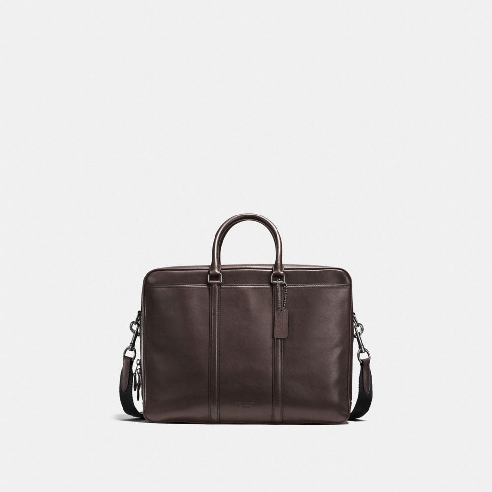 COACH METROPOLITAN COMMUTER - CHESTNUT/BLACK ANTIQUE NICKEL - F56658