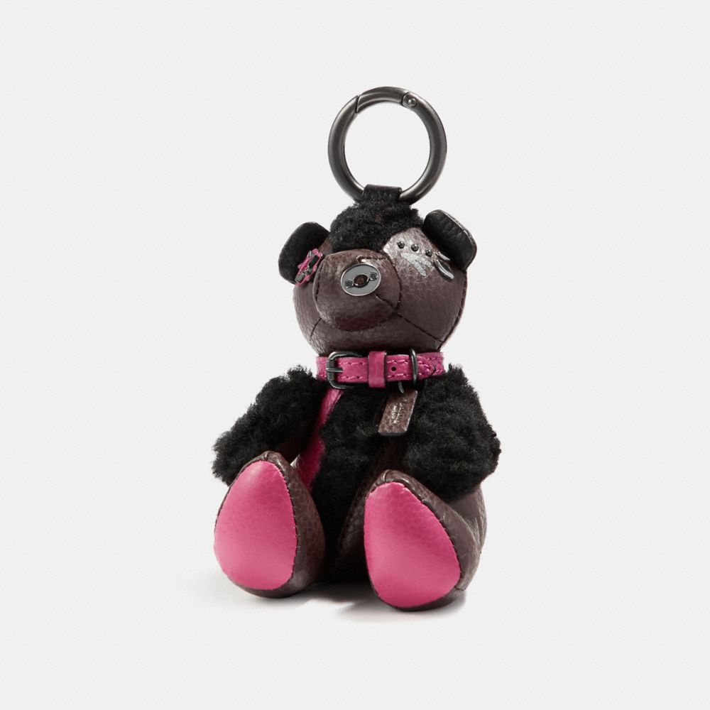 OUTLAW BEAR BAG CHARM - COACH f56746 - BKOXB