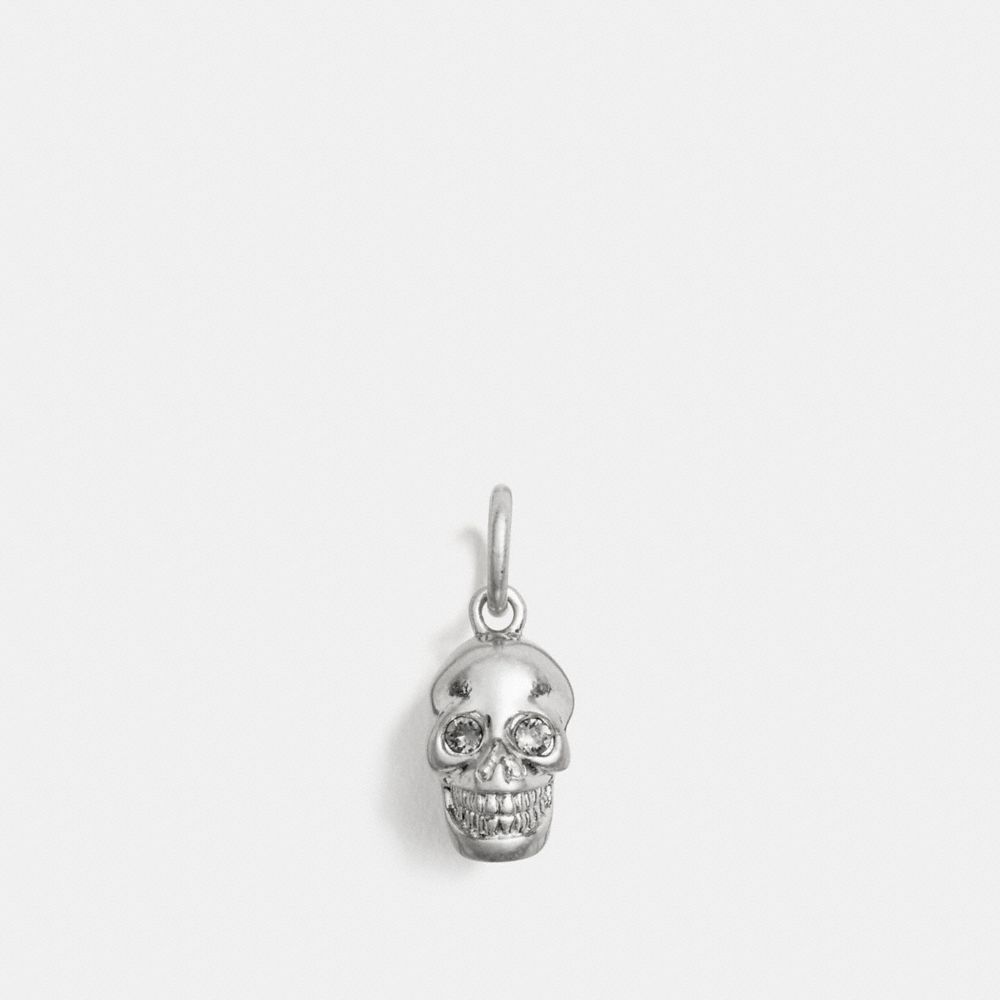 COACH SKULL CHARM - BLACK/SILVER - F56771