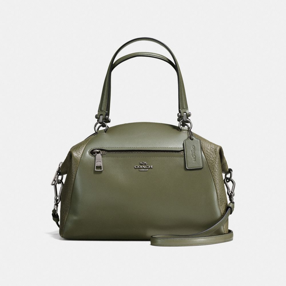 COACH F56818 - PRAIRIE SATCHEL SURPLUS/DARK GUNMETAL