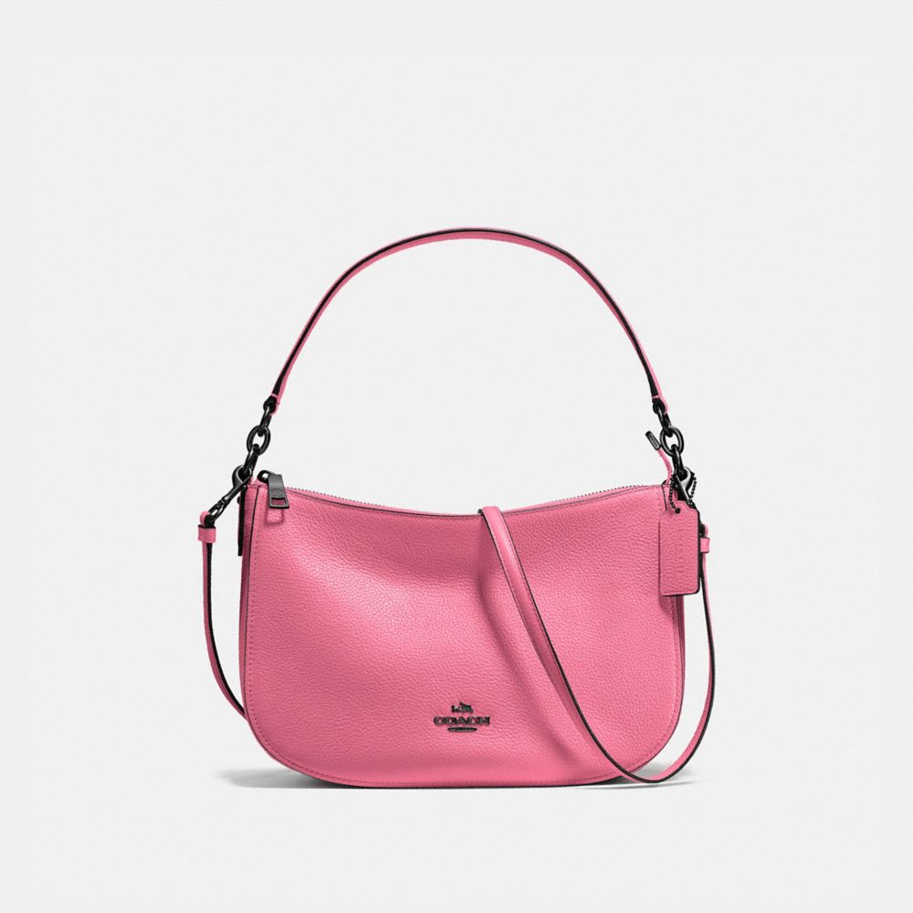 COACH CHELSEA CROSSBODY - BRIGHT PINK/DARK GUNMETAL - F56819