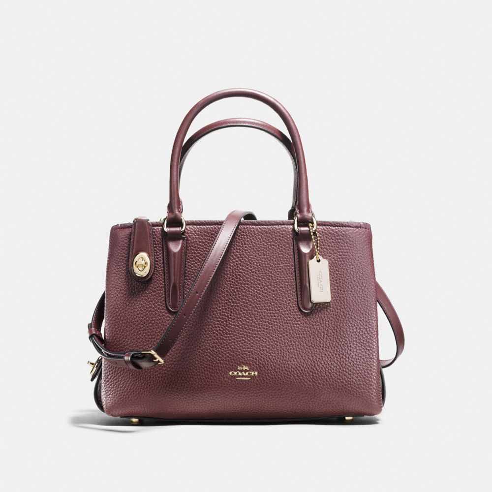 COACH BROOKLYN CARRYALL 28 - LI/OXBLOOD - F56839